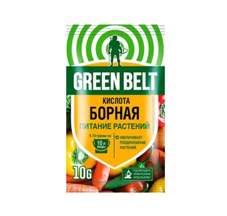 Удобрение Борная кислота 10 г (Грин Бэлт) П3495 *1