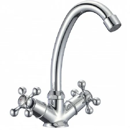 Смеситель для раковины двуручный Milardo Duplex DUPSB00M01