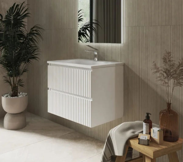 Тумба подвесная Coste 60 Cst.01.60/P/W/RL белая