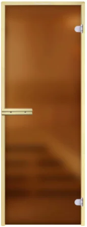 Дверной блок "Стандарт" стекло "бронза матовое" 1800х700,3 петли,магнитная защёлка (толщ.стекла 6мм)