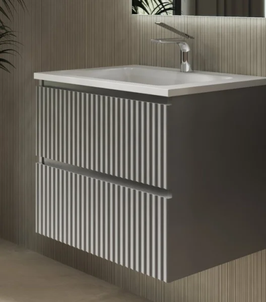 Тумба подвесная Coste 60 Cst.01.60/P/GRS/RL светло-серая 