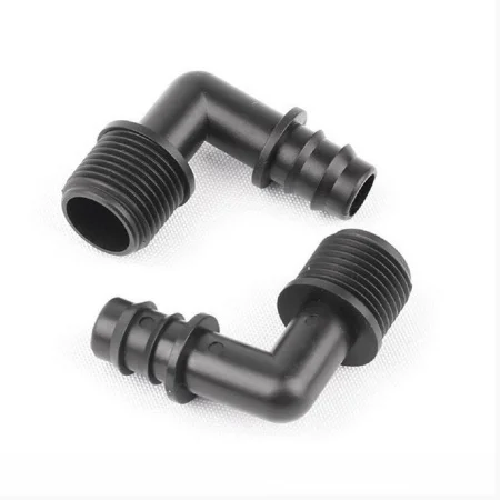 Уголок для капельной трубки d-16 мм внешняя резьба 1/2 (2 шт) Н0365 *1