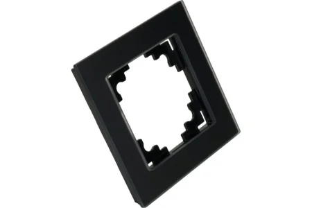 Рамка 1-м "Катрин" стекло черный матовый GFR00-7001-05М Stekker *1