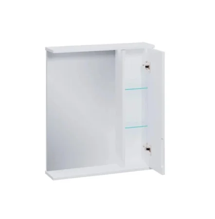 Шкаф зеркальный VOLNA Lake 60 zsLAKE60.R-01 Правый белый встроенная подсветка