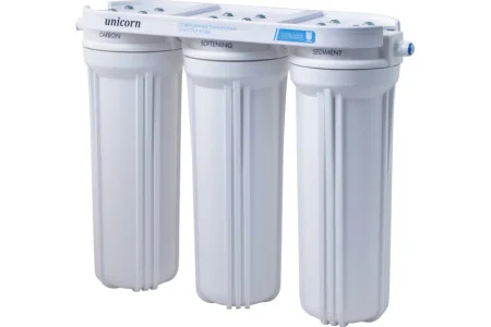 Система очистки воды под мойку трехступенчатая, тип Умягчение FPS 3N ST (Юникорн) *1/4