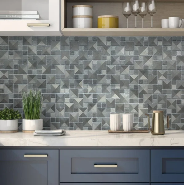 Панель ПВХ Stella Сахара Серая 960х482х0,3мм