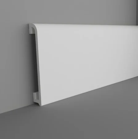 Плинтус напольный DPM Stella Вито 80 Белый 80х16х2000мм