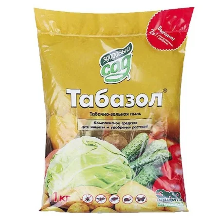 Табазол (зольно-табачная пыль) 1 кг (Здоровый сад) Б0533 *1