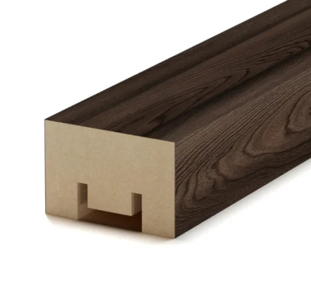 Рейка интерьерная МДФ Stella Милана Light Орех Бразильский 2700х30х20мм