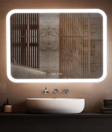 Зеркало с подсветкой Silver Mirrors Стив-3 ФР-00001650 1000х800мм сенсорный выключатель, двойной подогрев, часы