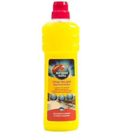 Средство д/мытья полов Выгодная уборка Лимон 1л