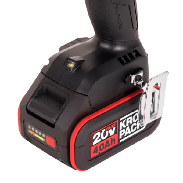 Дрель-шуруповерт аккум. ударная KRESS KUC35, 20В, 150Нм, 4Ач х2, ЗУ 6А, кейс