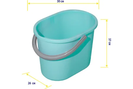 HM-1084 Ведро д/мытья полов (10 л), мятный