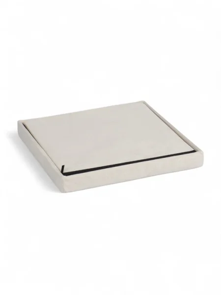 Пуф с ящиком 38х38х38см велюр 3 бежевый, нагрузка 120кг 10881143