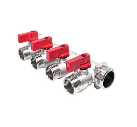 Коллектор распределительный ГШ 3/4" НР 1/2"х4 вых. (STI) *1