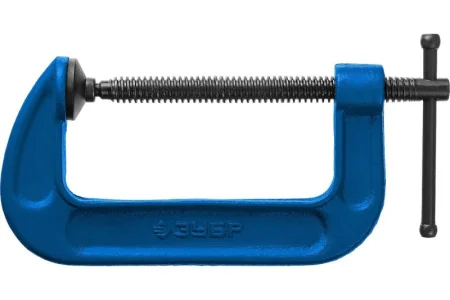 Струбцина 125мм тип С (G-образная) чугунная Зубр ПСС-130 Профессионал 32245-125 *1