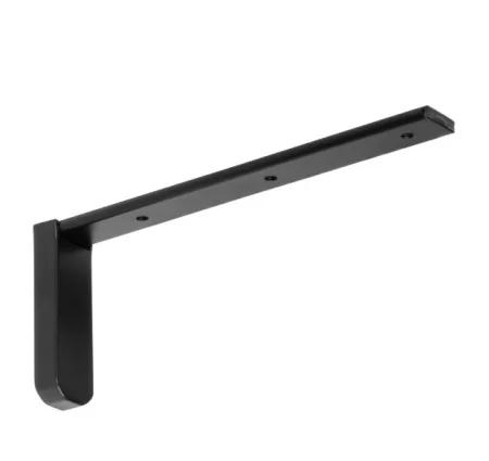 Кронштейн стеновой LM 15см для алюм.с крышкой, черный упак-2шт *1