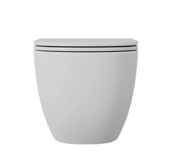 Унитаз подвесной D&K Matrix DT1396516 безободковый торнадо, сиденье микролифт, белый