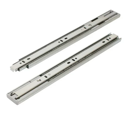 Направляющие шариковые StahlBuro с доводчиком 350х35мм 2шт хром
