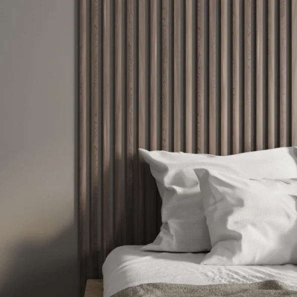 Рейка интерьерная МДФ Stella Милана Light Орех Бразильский 2700х30х20мм