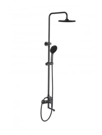 Душевая система со смесителем Lagos Black, ST205LGBL, ESKO