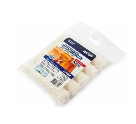 Набор мини-роликов для работ с лаками 110мм 5шт Акор 531 00 110