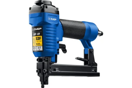 Степлер пневматический для скоб 10-22мм 20Ga, тип 53F Зубр 53F-22 Профессионал 31935 *1