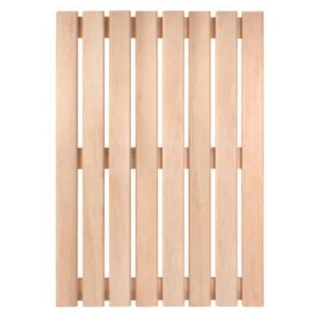 Решетка на пол, 60х70х4 см, ольха "Банные штучки" *1/3