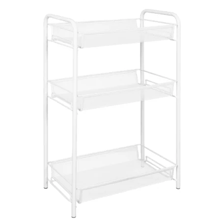 Этажерка "Ладья 2" 3 полки белый