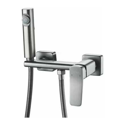 Смеситель для гигиенического душа одноручный Shevanik S9905T-1 оружейная сталь