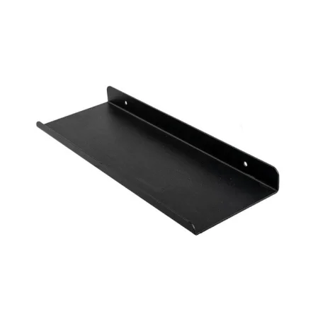 Полка прямоугольная 1-яр 30х10,5х2,5см металл черная Verda Line Б3088