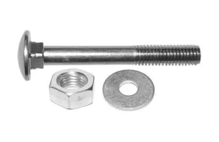 Болт DIN 603 мебельный, цинк М 6х 50 с гайкой и шайбой уп. - 8 шт. SteelRex