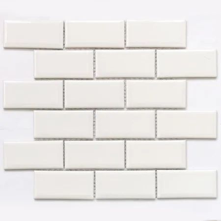 Мозаика керамогранитная Brick White 291х295мм 1шт Bonaparte