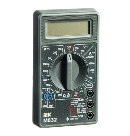 Мультиметр цифровой Universal M832 TMD-2S-832 (IEK) *1