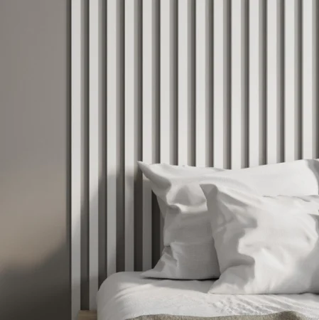 Рейка интерьерная МДФ Stella Бриона Белый 2700х40х16мм