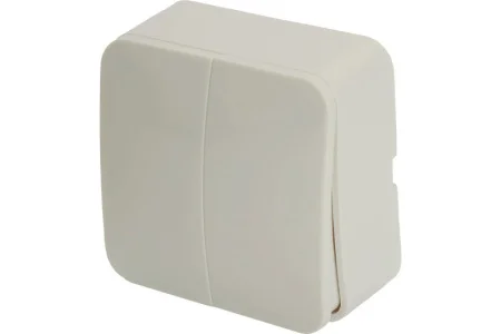 Выключатель 2-кл "София" ОП 250В 10А IP20 белый MSW10-20-01 Stekker *1