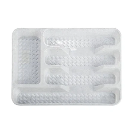 Лоток для стол. приборов "Капелька" мрамор