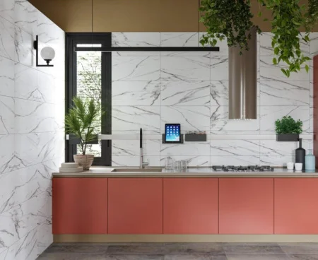 Плитка кварц-винил CronaFloor STONE Терра Бьянко 300x600х4мм 1уп=1,8м2 (10шт) замок