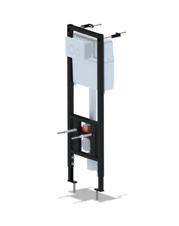 Инсталляция АНИ Пласт WCP4130A с механической кнопкой, белая WP1300, 1300х400х225 мм   1