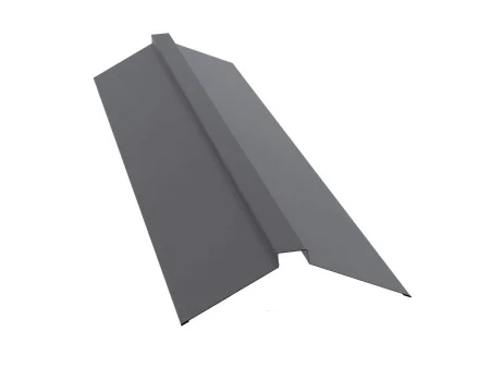 Планка конька плоского 150х150х2000мм оцинкованная 0,40мм К-512