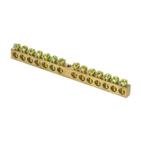 Шина PEN "ноль-земля" 6х9мм 14 (крепеж по краям) PROxima sn0-63-14-k-r EKF