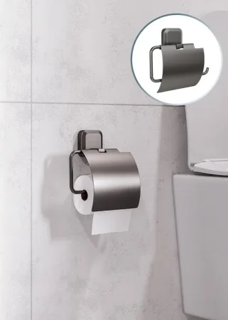 Держатель для туалетной бумаги с крышкой Kleber Storm KLE-STORM043
