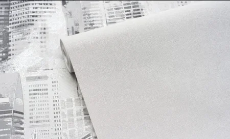 Обои компакт-винил Panorama 287827 1,06х10м штукатрука серые