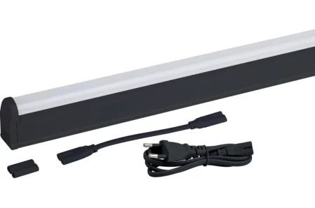 Светильник линейный LLED-01-12W-4000-B 12Вт 4000K L874мм с выключателем черный Б0065557 (Эра) *1/20