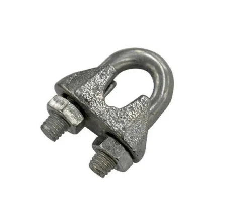 Зажим для стальных канатов DIN 741, цинк  8 мм уп. - 2 шт. SteelRex