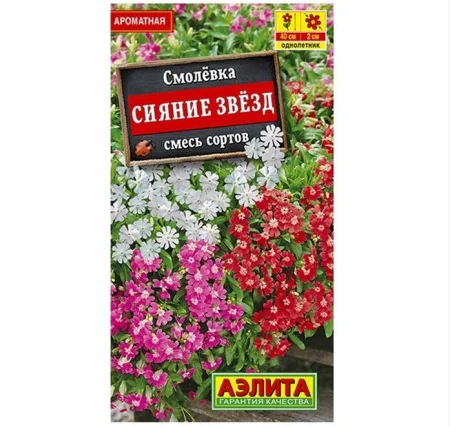 Смолевка Сияние звезд, смесь сортов  0,1г (Аэлита) Р1393 *1
