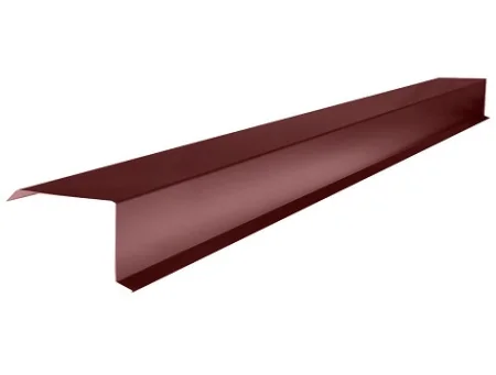 Планка ветровой доски 95х120х2000мм RAL3005 красное вино 0,40мм К-507