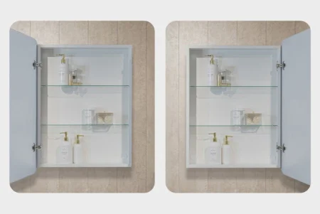 Зеркало-шкаф Silver Mirrors Фиджи Flip 60 ИК (600х800, бесконтактный сенсор) LED-00002657