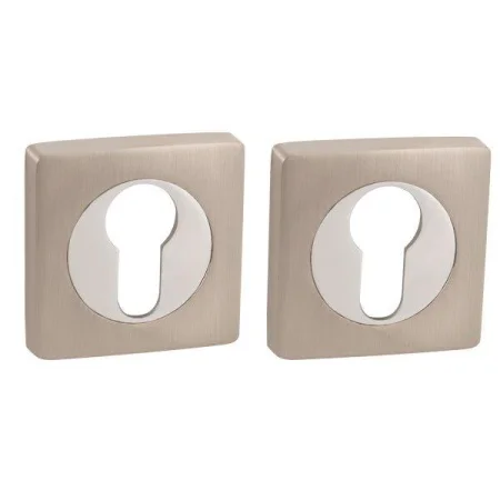 Накладка под цилиндр Ajax ET.K.JK51 (ET JK) SN/CP-3 мат.никель/хром 41389 *1