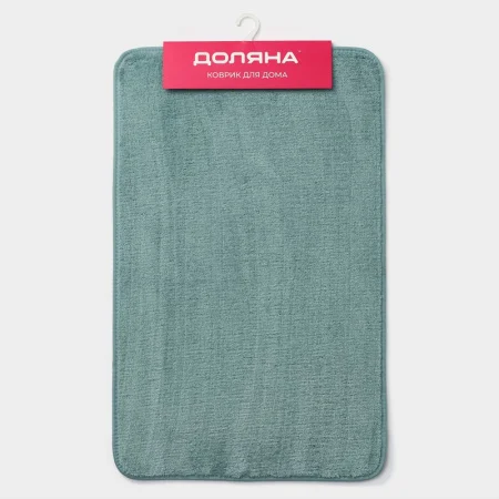 Коврик для дома Доляна Софт 50х80см бирюзовый 9653175